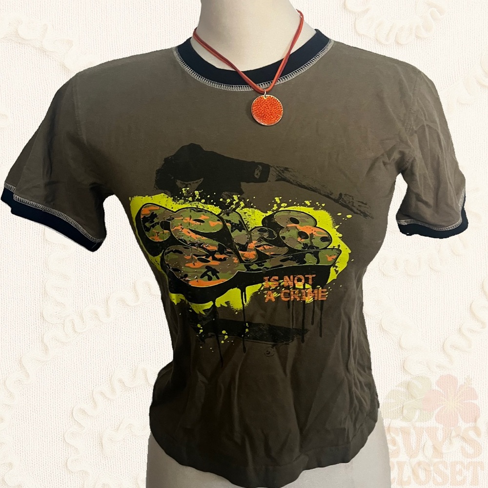Vintage Boys "Request" Shirt 100% Cotton Size 7/8